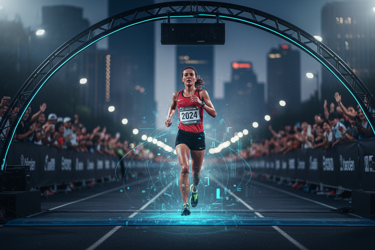 RFID Timing Marathon Scene